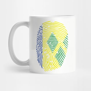 ST. VINCENT AND THE GRENADINES FINGER PRINT - CARNIVAL CARIBANA TRINI PARTY DJ Mug